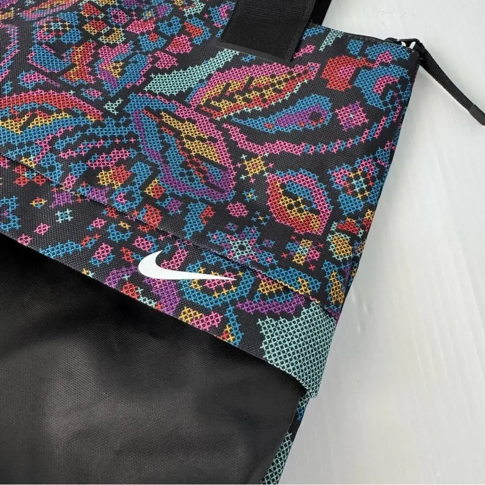 Nike Black Tote with Multicolor Floral Top